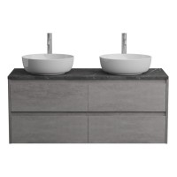 Тумба под раковину BelBagno Kraft-1200-4C-SO-2-CG, 120 см, подвесная, Cemento Grigio