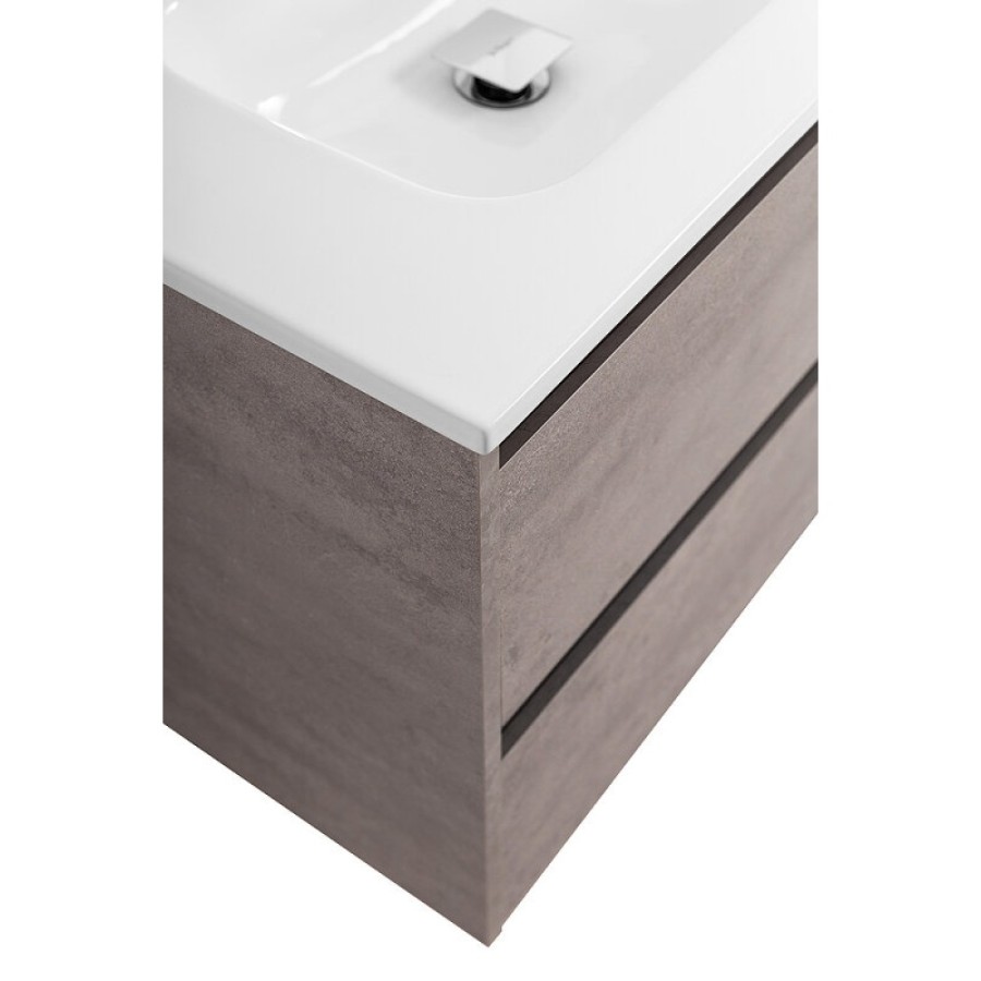 Тумба под раковину BelBagno Kraft-1200-4C-SO-2-CG, 120 см, подвесная, Cemento Grigio