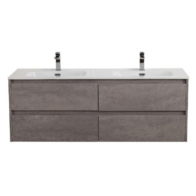 Тумба под раковину BelBagno Kraft-1200-4C-SO-2-CG, 120 см, подвесная, Cemento Grigio