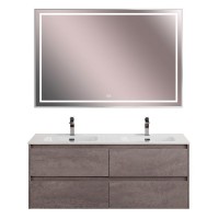 Тумба под раковину BelBagno Kraft-1200-4C-SO-2-CG, 120 см, подвесная, Cemento Grigio