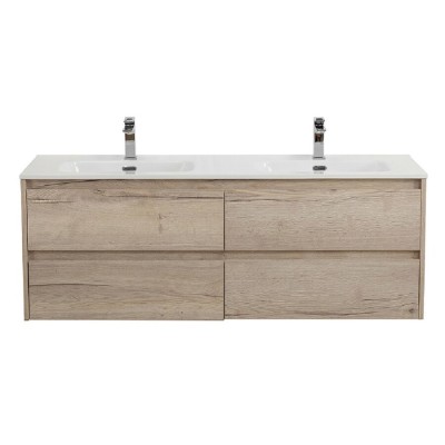 Тумба под раковину BelBagno Kraft-1200-4C-SO-2-RGB, 120 см, подвесная, Rovere Galifax Bianco