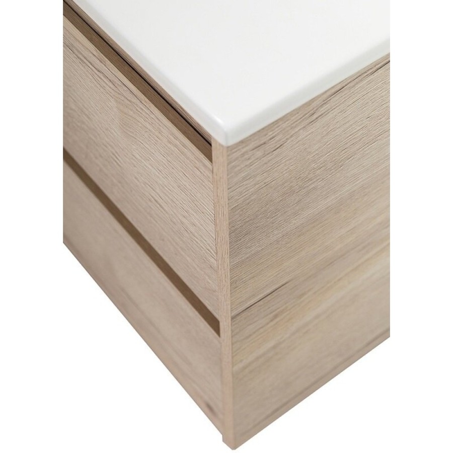 Тумба под раковину BelBagno Kraft-1200-4C-SO-2-RGB, 120 см, подвесная, Rovere Galifax Bianco