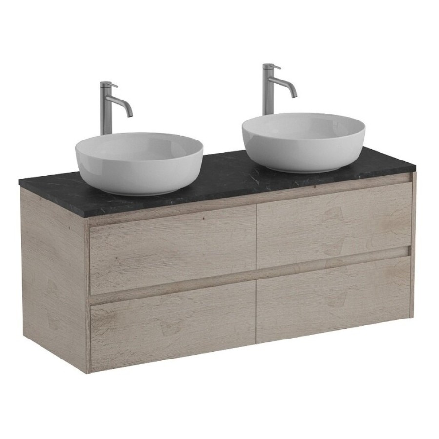 Тумба под раковину BelBagno Kraft-1200-4C-SO-2-RGB, 120 см, подвесная, Rovere Galifax Bianco