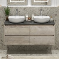 Тумба под раковину BelBagno Kraft-1200-4C-SO-2-RGB, 120 см, подвесная, Rovere Galifax Bianco