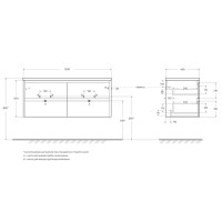 Тумба под раковину BelBagno Kraft-1200-4C-SO-2-RGB, 120 см, подвесная, Rovere Galifax Bianco