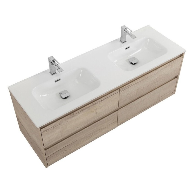 Тумба под раковину BelBagno Kraft-1200-4C-SO-2-RGB, 120 см, подвесная, Rovere Galifax Bianco