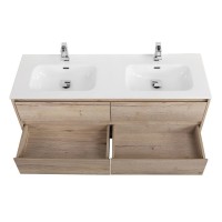 Тумба под раковину BelBagno Kraft-1200-4C-SO-2-RGB, 120 см, подвесная, Rovere Galifax Bianco