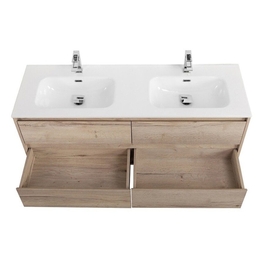 Тумба под раковину BelBagno Kraft-1200-4C-SO-2-RGB, 120 см, подвесная, Rovere Galifax Bianco