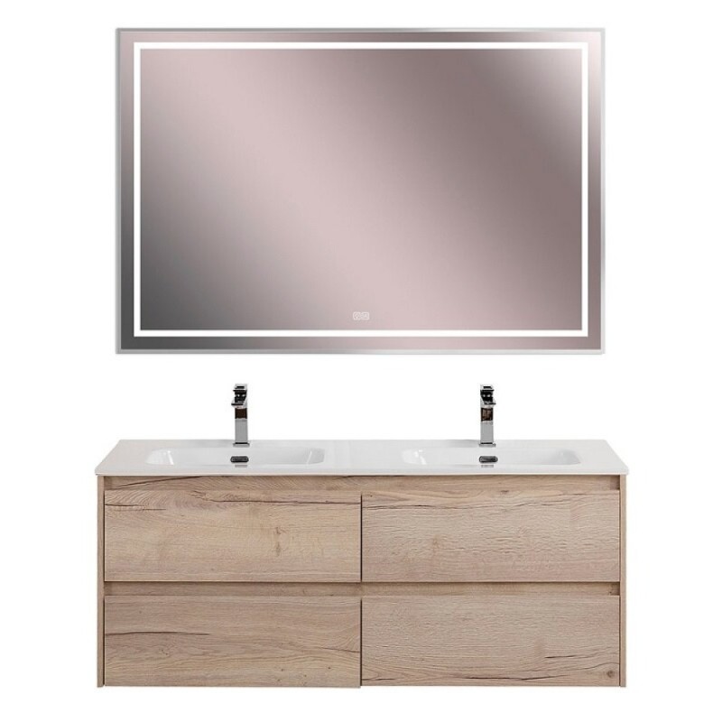 Тумба под раковину BelBagno Kraft-1200-4C-SO-2-RGB, 120 см, подвесная, Rovere Galifax Bianco