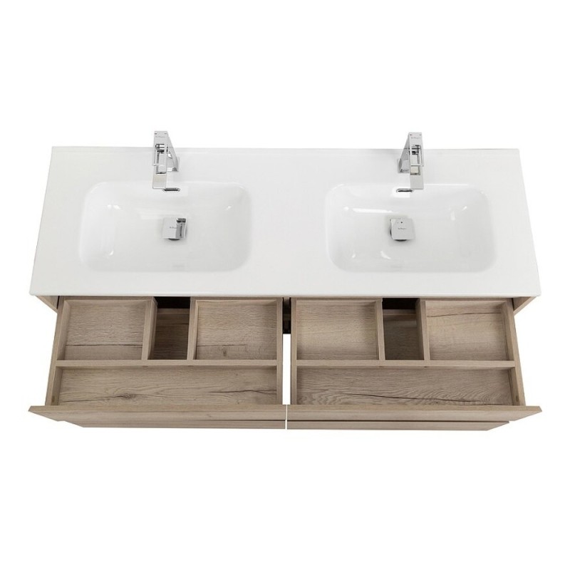 Тумба под раковину BelBagno Kraft-1200-4C-SO-2-RGB, 120 см, подвесная, Rovere Galifax Bianco