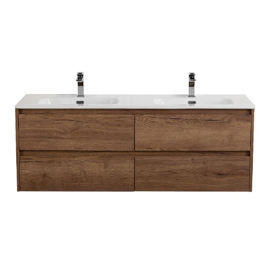 Тумба под раковину BelBagno Kraft-1200-4C-SO-2-RT, 120 см, подвесная, Rovere Tabacco