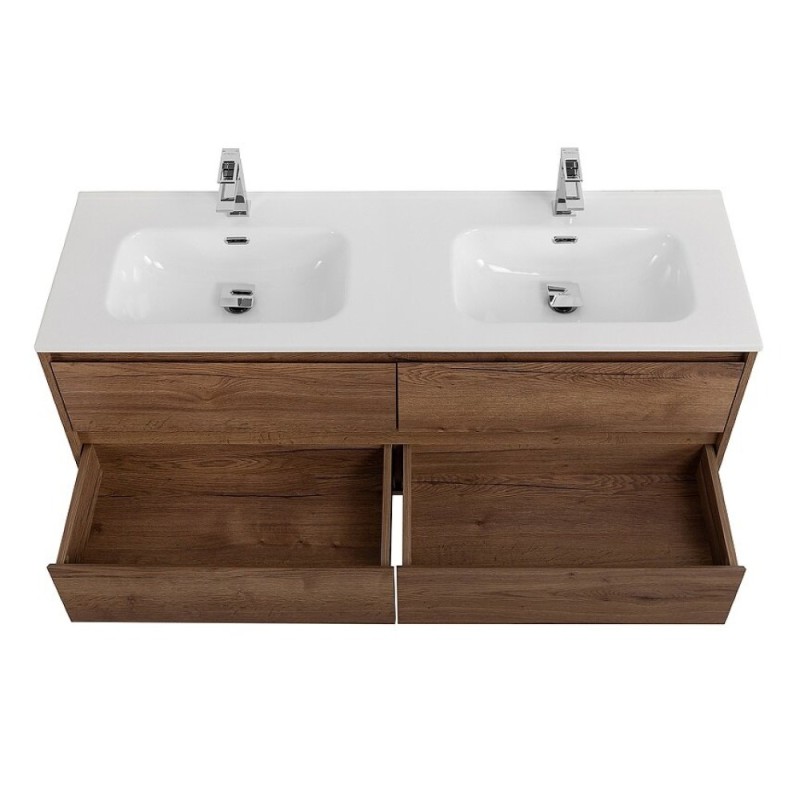 Тумба под раковину BelBagno Kraft-1200-4C-SO-2-RT, 120 см, подвесная, Rovere Tabacco