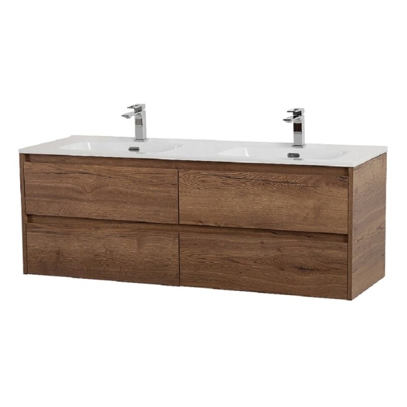 Тумба под раковину BelBagno Kraft-1200-4C-SO-2-RT, 120 см, подвесная, Rovere Tabacco