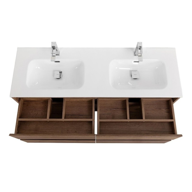 Тумба под раковину BelBagno Kraft-1200-4C-SO-2-RT, 120 см, подвесная, Rovere Tabacco