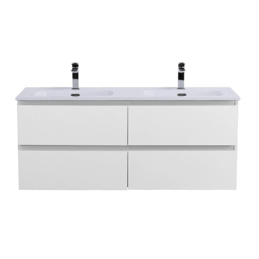 Тумба под раковину BelBagno KRAFT-1200-4C-SO-BO, 120 см, подвесная, цвет Bianco Opaco