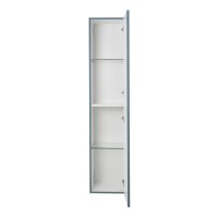 Шкаф-пенал BelBagno KRAFT-1600-1A-SC-AO, 33 см, подвесной, цвет голубой матовый