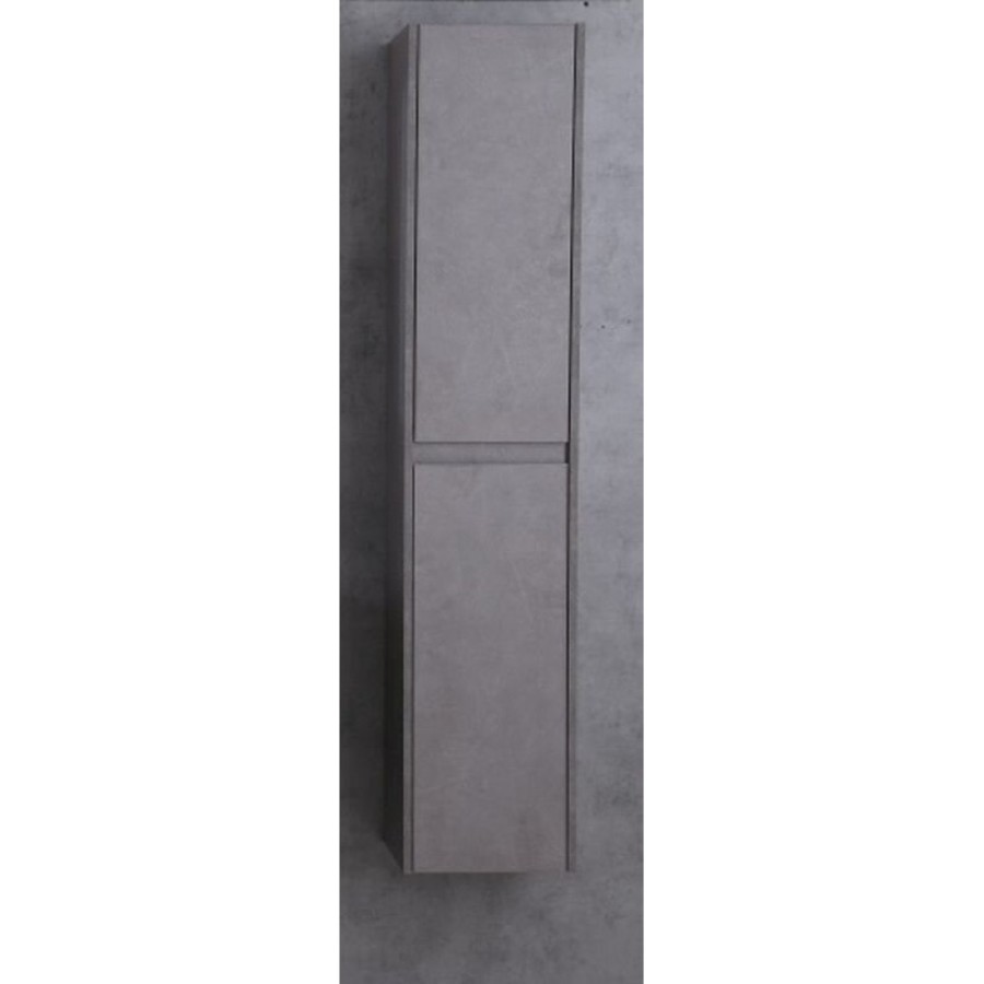 Пенал BelBagno KRAFT-1600-2A-SC-PG подвесной, Pietra Grigio L/R