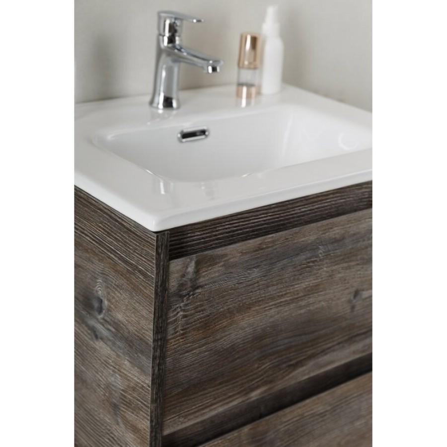 Тумба под раковину BelBagno KRAFT 39-700/390-2C-SO-PP 70 cм подвесная с 2 ящиками, Pino Pasadena
