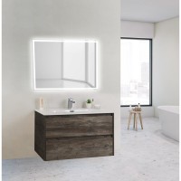 Тумба под раковину BelBagno KRAFT 39-800/390-2C-SO-PP 80 cм подвесная с 2 ящиками, Pino Pasadena