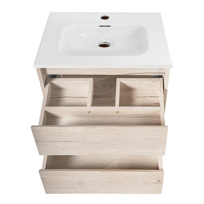 Тумба под раковину BelBagno Kraft-500-2C-SO-RGB, 50 см, подвесная, Rovere Galifax Bianco