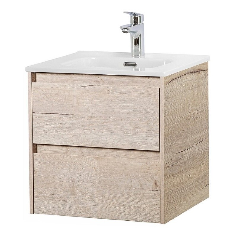 Тумба под раковину BelBagno Kraft-500-2C-SO-RGB, 50 см, подвесная, Rovere Galifax Bianco