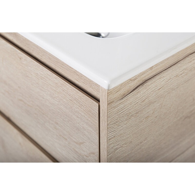 Тумба под раковину BelBagno Kraft-500-2C-SO-RGB, 50 см, подвесная, Rovere Galifax Bianco