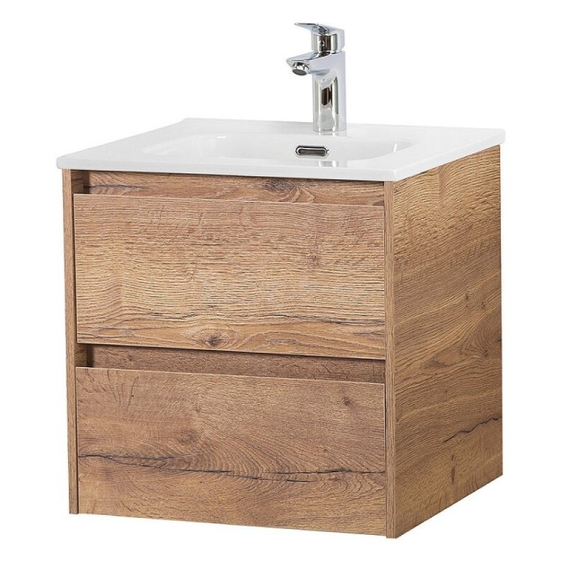Тумба под раковину BelBagno Kraft-500-2C-SO-RT, 50 см, подвесная, Rovere Tabacco