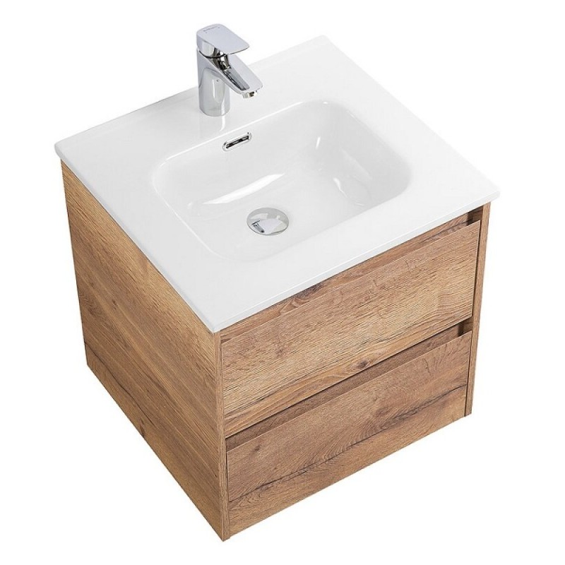 Тумба под раковину BelBagno Kraft-500-2C-SO-RT, 50 см, подвесная, Rovere Tabacco