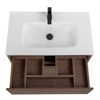 Тумба под раковину BelBagno Kraft 60, напольная, цвет Rovere Tabacco, KRAFT-600-2C-PIA-RT