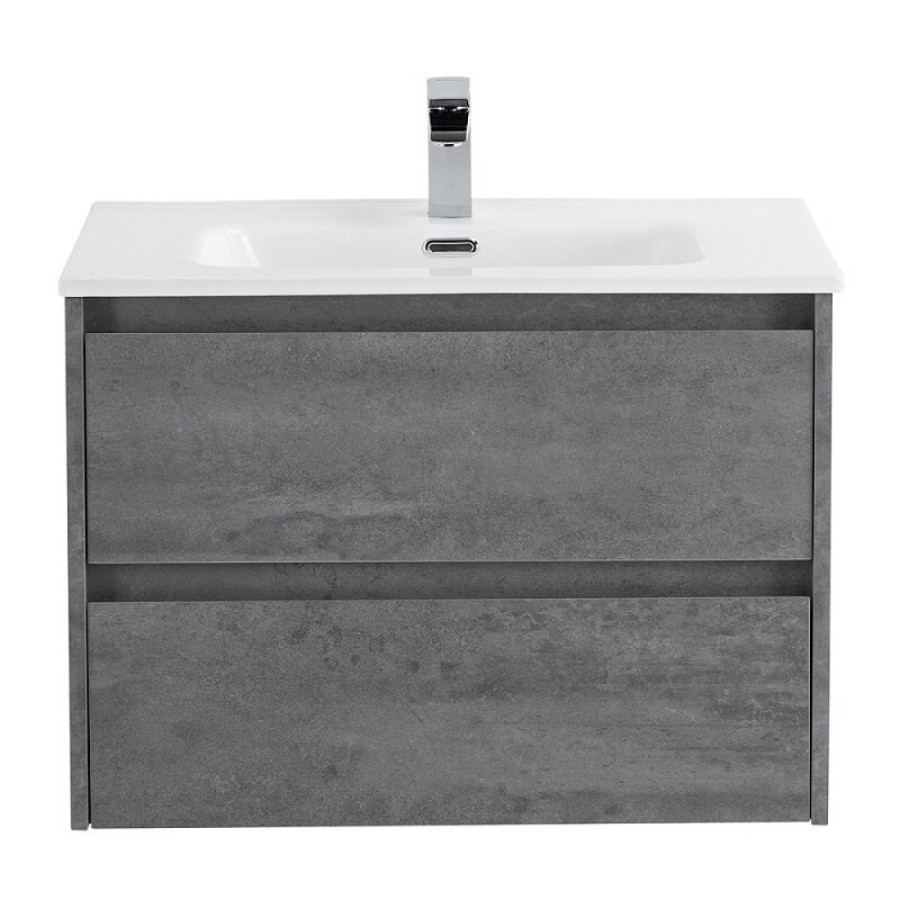 Тумба под раковину BelBagno Kraft 60, подвесная, цвет Cemento Grigio, Kraft-600-2C-SO-CG