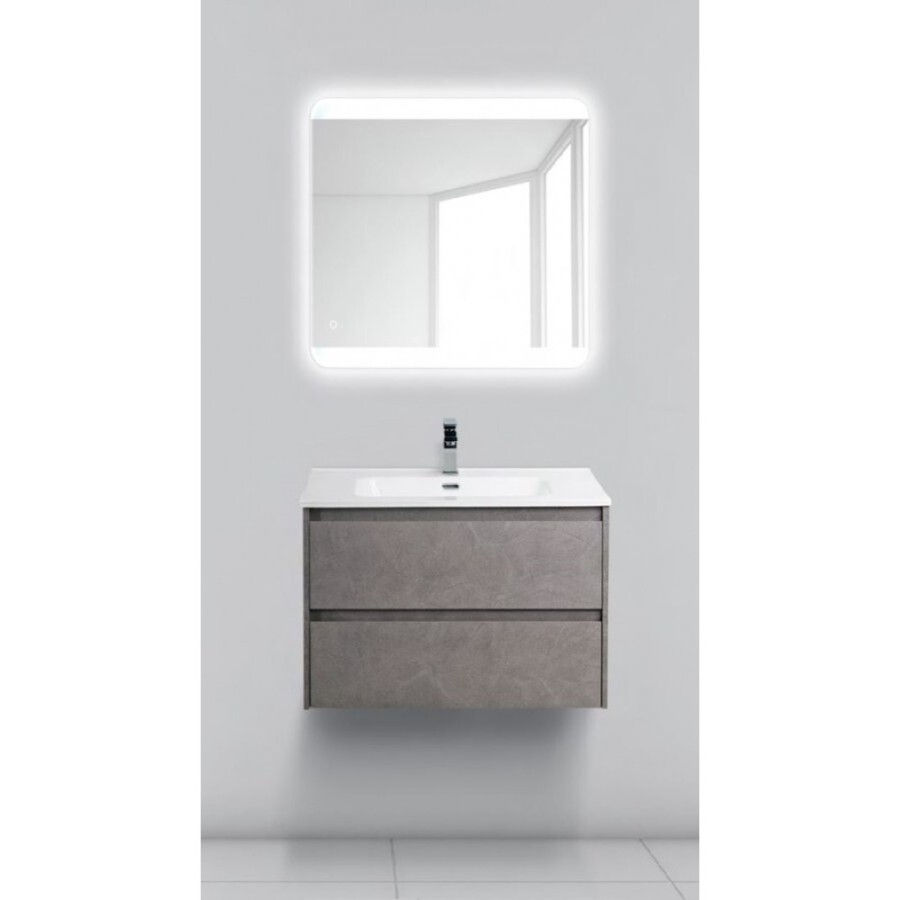 Тумба под раковину BelBagno Kraft KRAFT-700-2C-SO-PG, подвесная, серая сосна