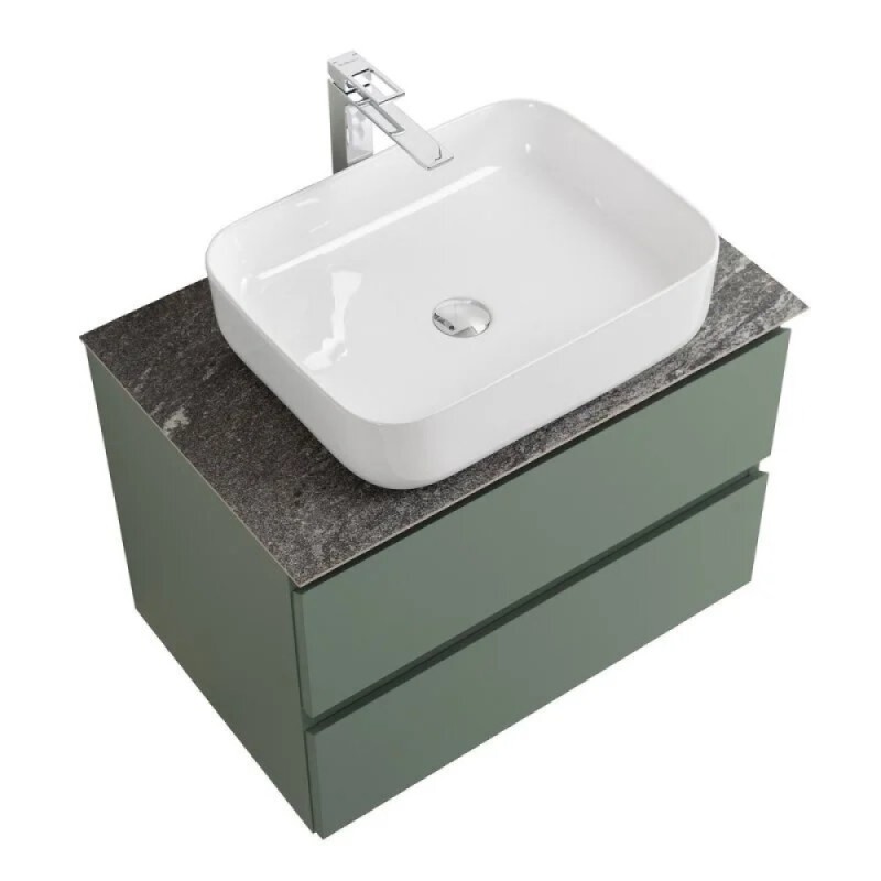 Тумба под раковину BelBagno KRAFT-700-2C-SO-VO, 70 см, подвесная, цвет еловый матовый