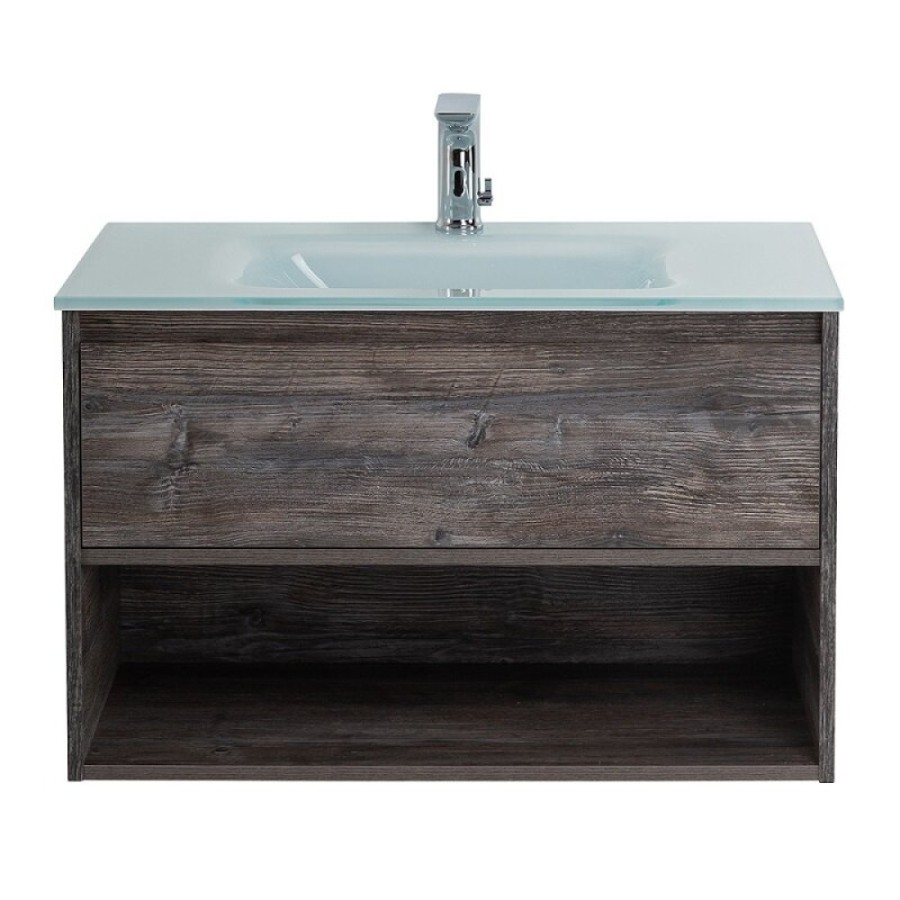 Тумба под раковину BelBagno Kraft 80, подвесная, цвет Pino Pasadena, Kraft-800-1C-SO-PP