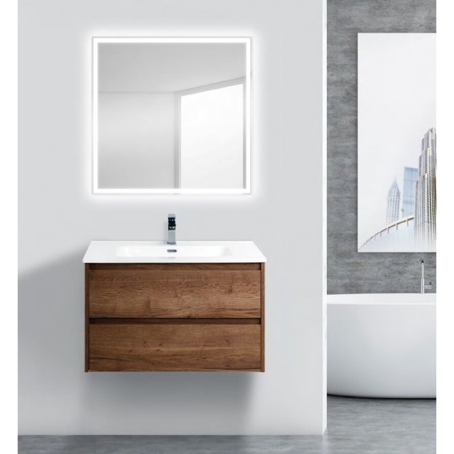 Тумба под раковину BelBagno Kraft KRAFT-800-2C-SO-RT, подвесная