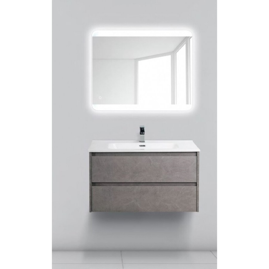 Тумба под раковину BelBagno Kraft KRAFT-900-2C-SO-PG, подвесная, серая сосна