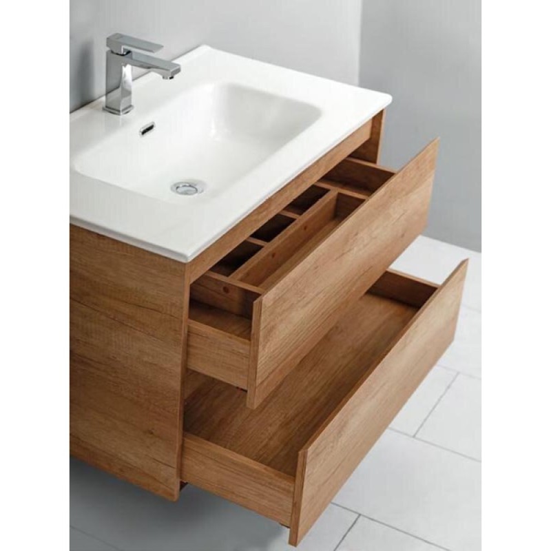 Тумба под раковину BelBagno Kraft KRAFT-900-2C-SO-RNN, подвесная