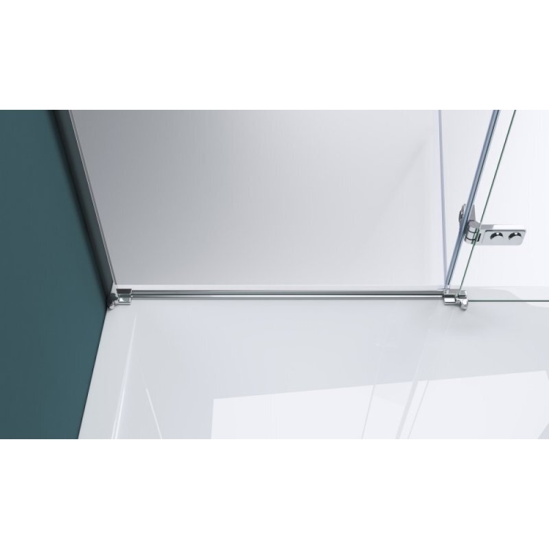 Душевая дверь в нишу BelBagno Kraft, 90 х 195 см, стекло прозрачное, профиль хром, правая, KRAFT-B-12-60/30-C-Cr-R