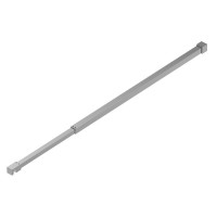Душевая перегородка BelBagno Kraft-L-1-120-C-Cr, 120 см, свободный вход, стекло прозрачное, профиль хром