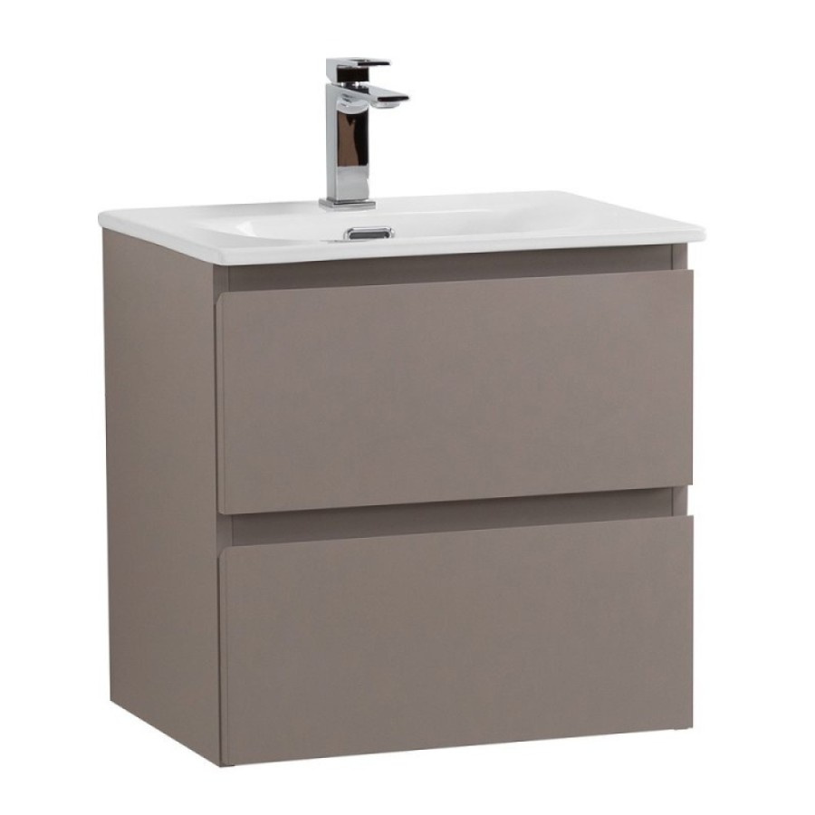 Тумба под раковину BelBagno KRAFT 39-500/390-2C-SO-СO, 50 cм, подвесная, цвет бежевый матовый
