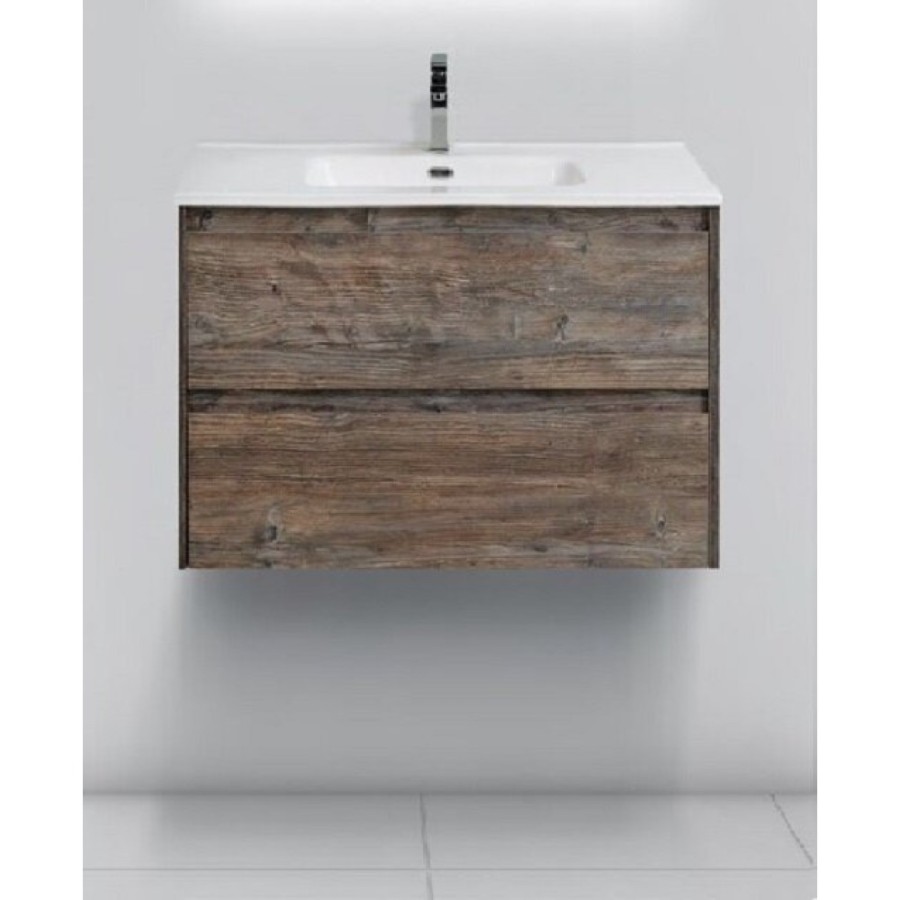 Тумба под раковину BelBagno KRAFT 39-500/390-2C-SO-PP 50 cм подвесная с 2 ящиками, Pino Pasadena
