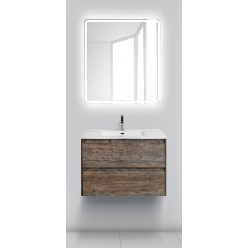 Тумба под раковину BelBagno KRAFT 39-500/390-2C-SO-PP 50 cм подвесная с 2 ящиками, Pino Pasadena