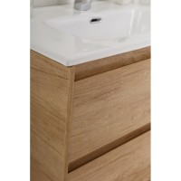 Тумба под раковину BelBagno KRAFT 39-500/390-2C-SO-RNN 50 cм подвесная с 2 ящиками, Rovere Nebrasca Nature