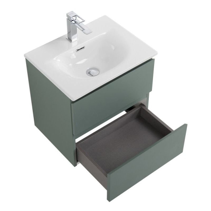 Тумба под раковину BelBagno KRAFT 39-500/390-2C-SO-VO, 50 cм, подвесная, цвет еловый матовый