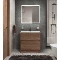 Тумба под раковину BelBagno Kraft 39 60 см, напольная, Rovere Tabacco, KRAFT39-600/390-2C-PIA-RT