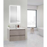 Тумба под раковину BelBagno Kraft 39 KRAFT 39-800/390-2C-SO-CG 80 см, подвесная, цвет цемент серый (cemento grigio)