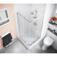 Душевой уголок Good Door Cube CR-80-C-CH, КУ00004, 80 х 80 см, стекло прозрачное, профиль хром