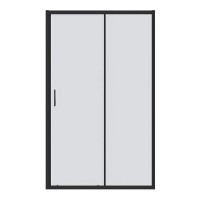Душевая дверь Good Door Cube WTW-140-C-B, КУ00029, 140 см, стекло прозрачное, профиль чёрный