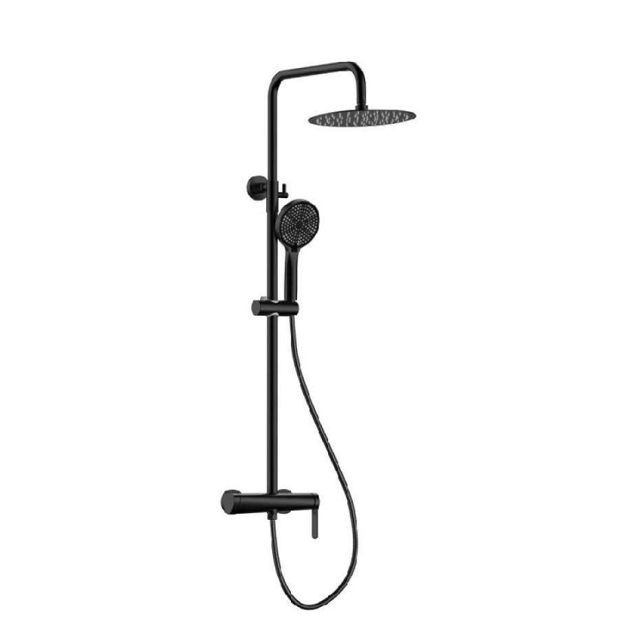 Душевая система Gid Aira L020BMND3, черная матовая