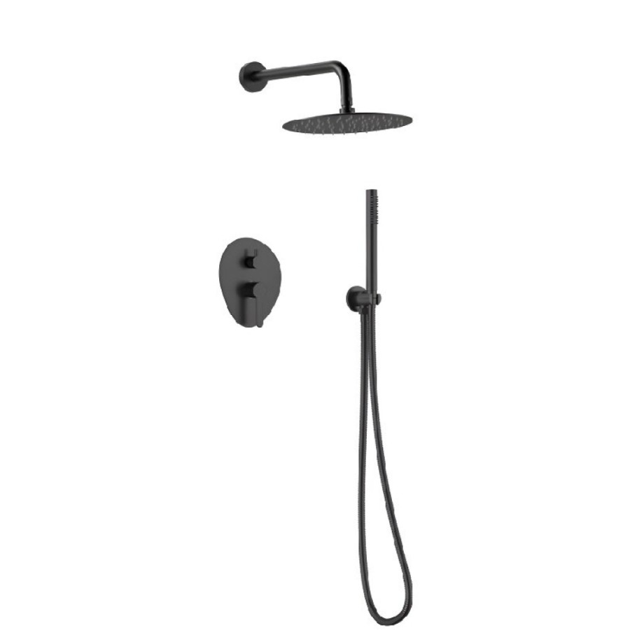Душевая система Gid Aira L020BMVD2, черный матовый