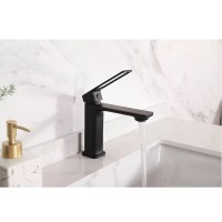 Смеситель для раковины Gid Cascada Niagara L057-BM-K, черный матовый